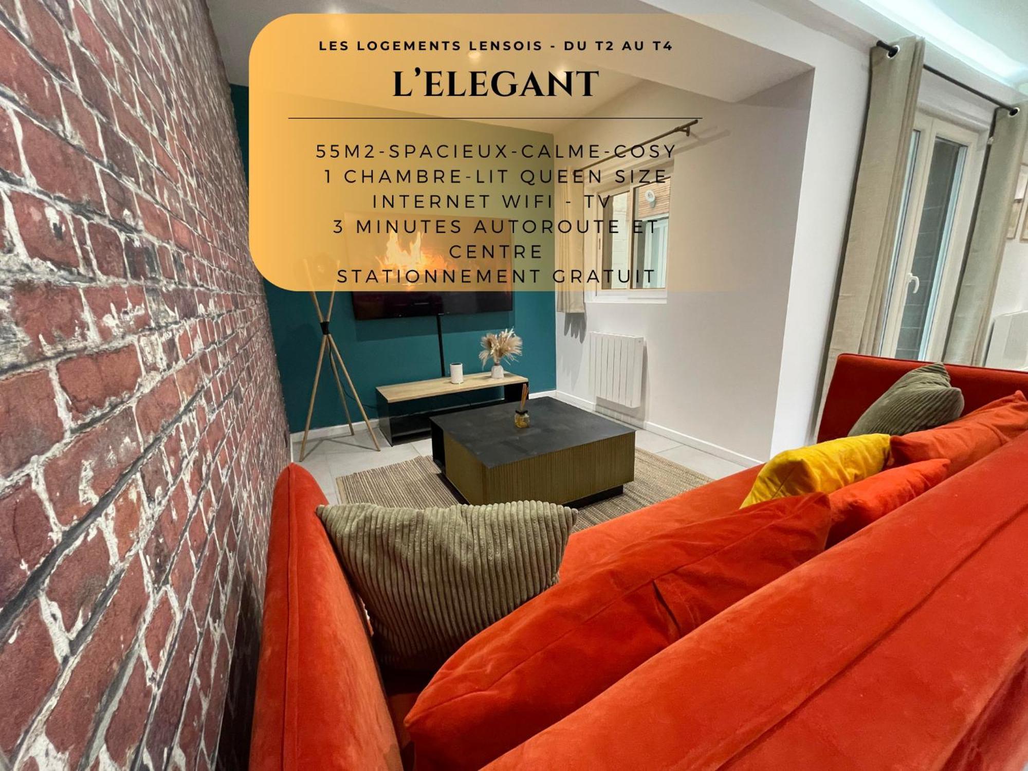 L'Elegant T2 - Calme Et Spacieux 朗斯 外观 照片